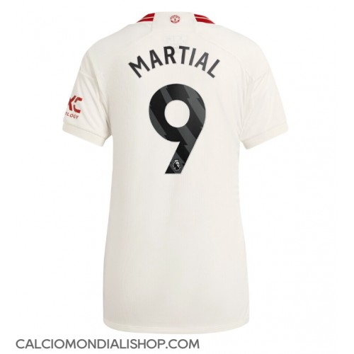 Maglie da calcio Manchester United Anthony Martial #9 Terza Maglia Femminile 2023-24 Manica Corta